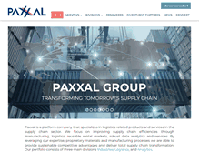 Tablet Screenshot of paxxal.com